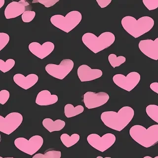 pink heart transparent