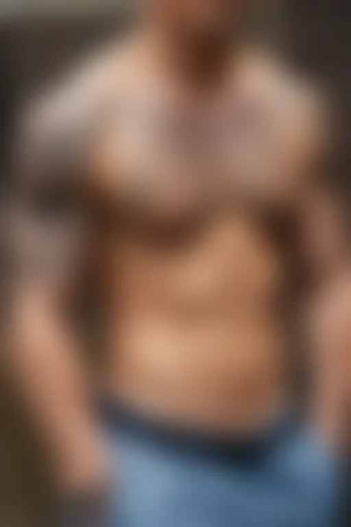 male rib tattoos