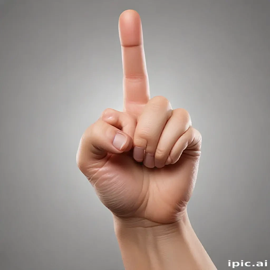 finger point png