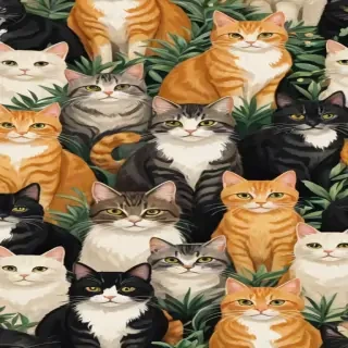 wallpaper with cats