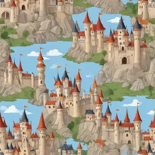 cartoon castle