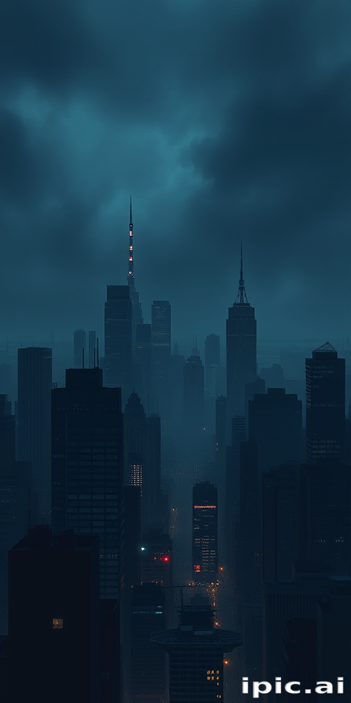 dark city background