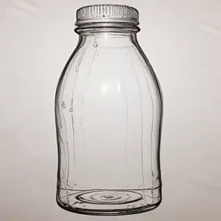 water bottle drawing