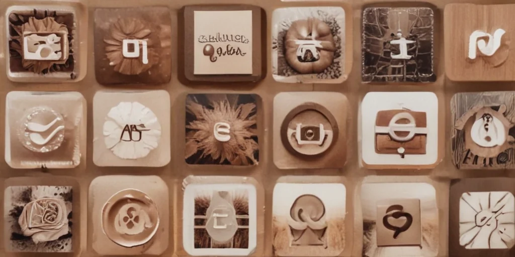aesthetics brown instagram highlight icons