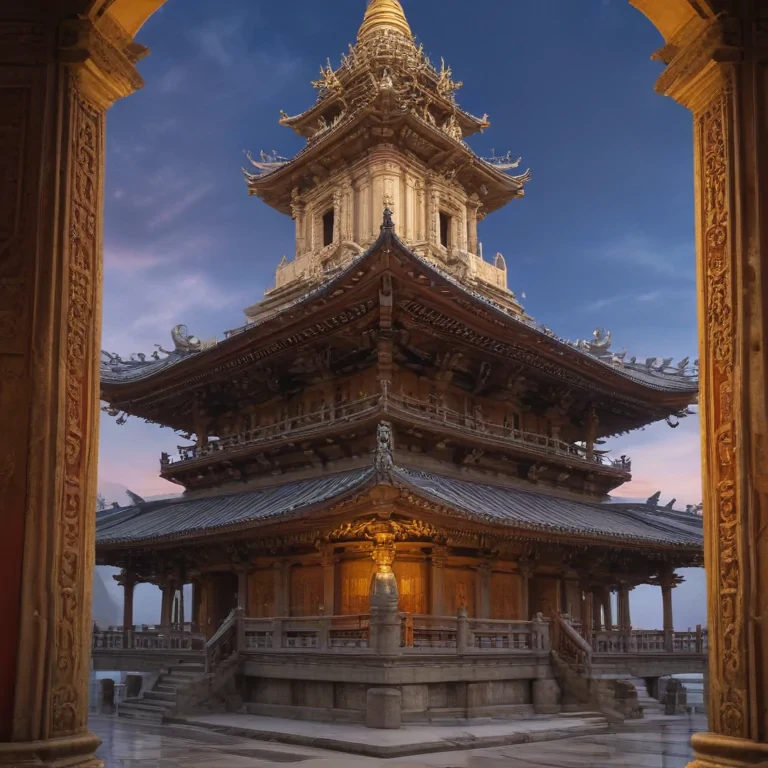temple background