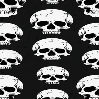aesthetic skull wallpaper