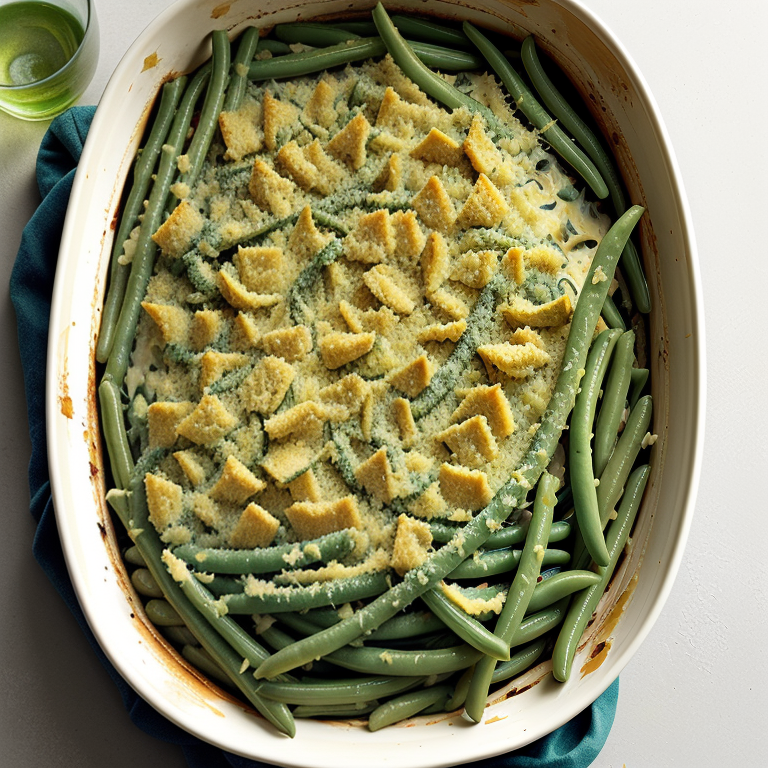 green bean & artichoke casserole