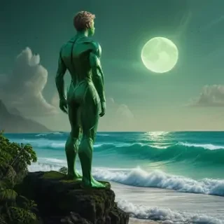 green aesthetic png
