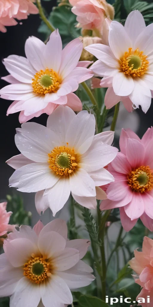 transparent flower background
