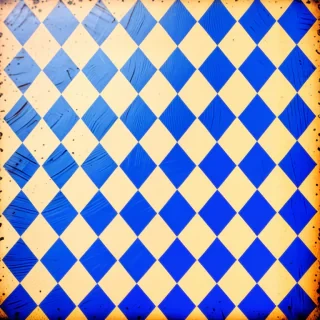 blue checkered background