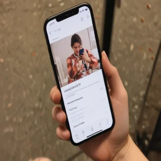 holding a phone