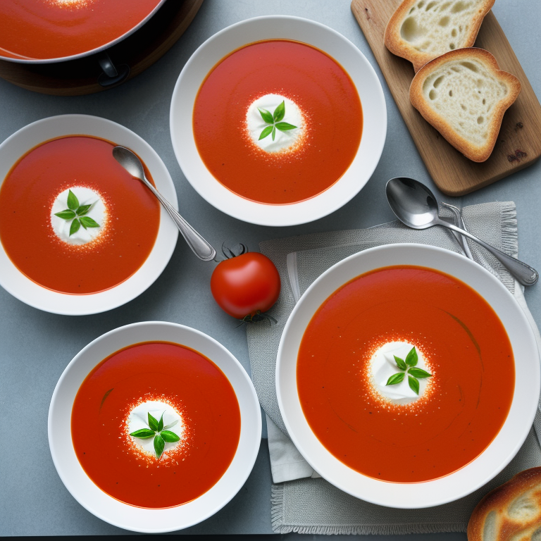what to eat tomato soup with
