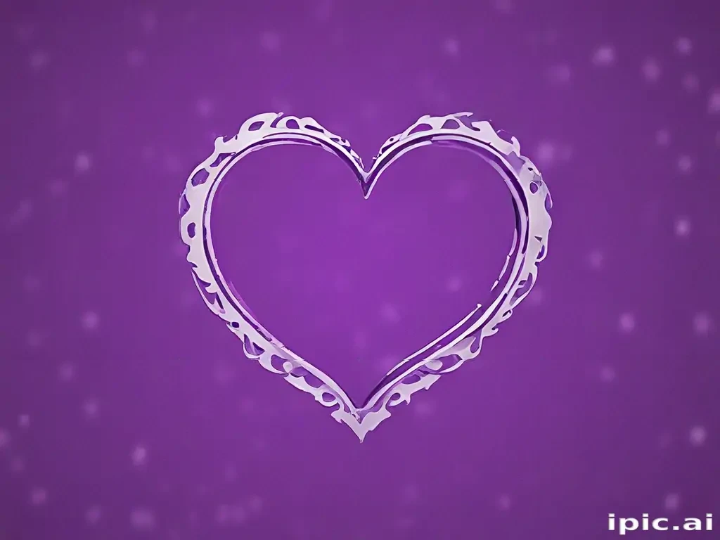 heart purple wallpaper