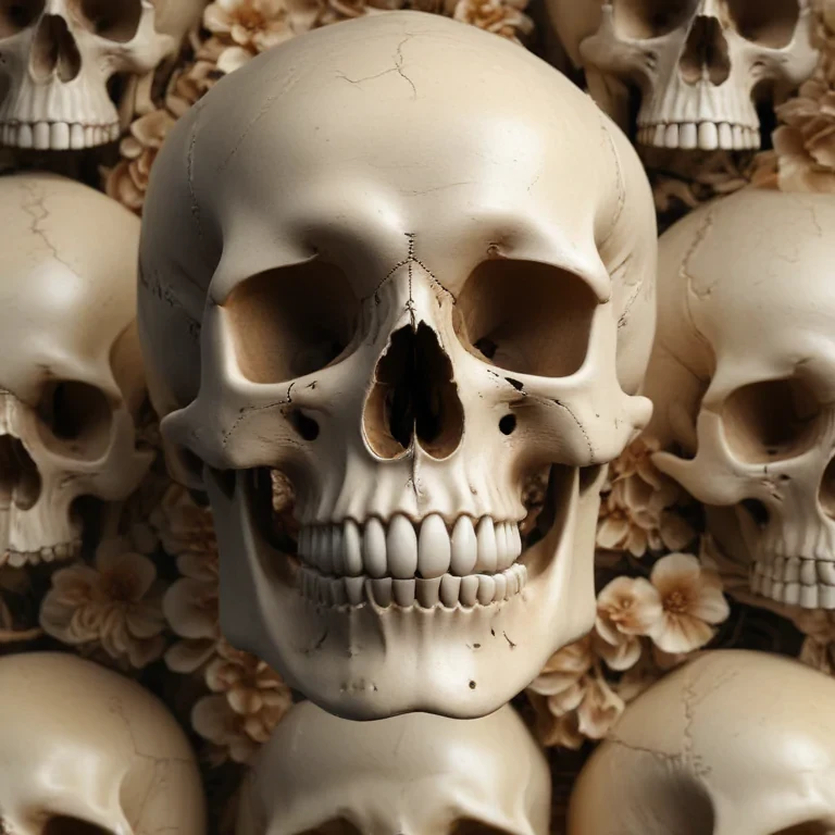 skull background