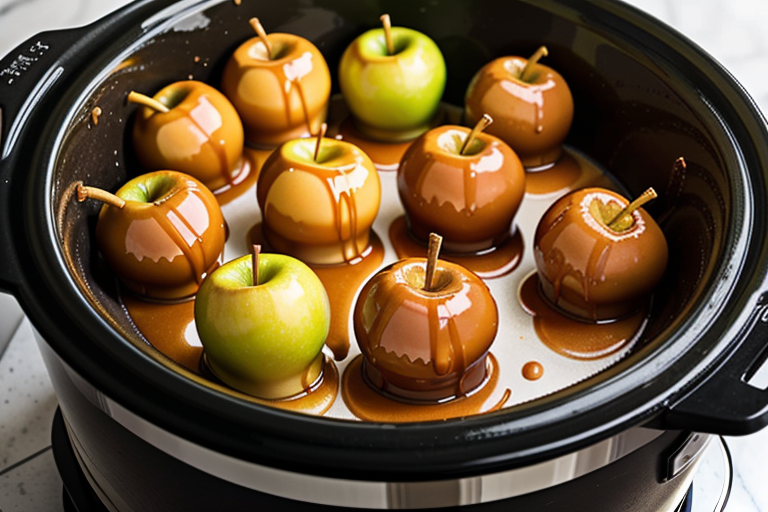 caramel apples in crock pot
