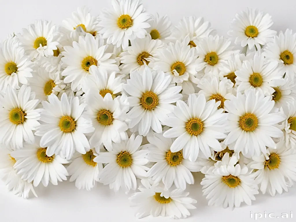 flower white background