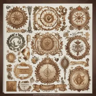 scrapbook stickers png