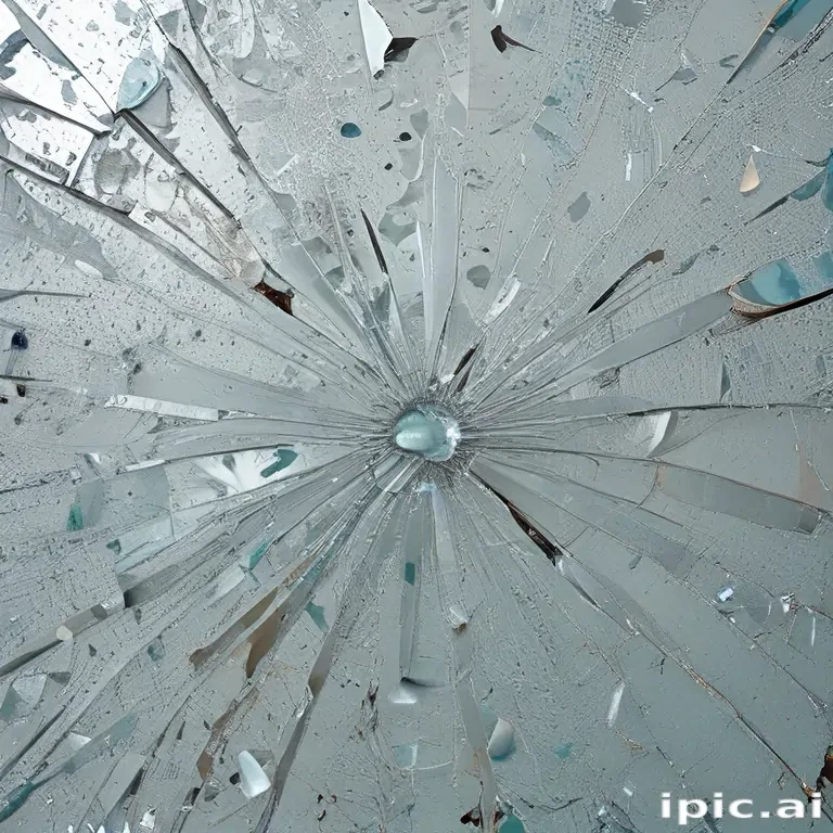 broken glass texture