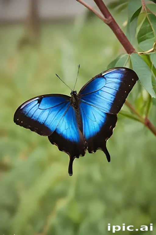 blue morpho butterfly