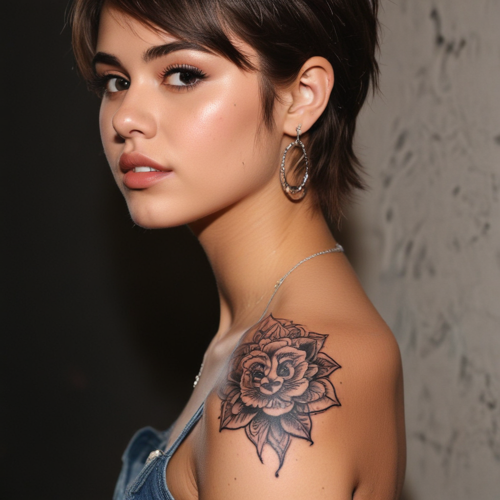 justin bieber's selena gomez tattoo