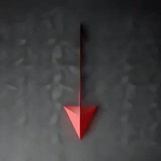 downward arrow