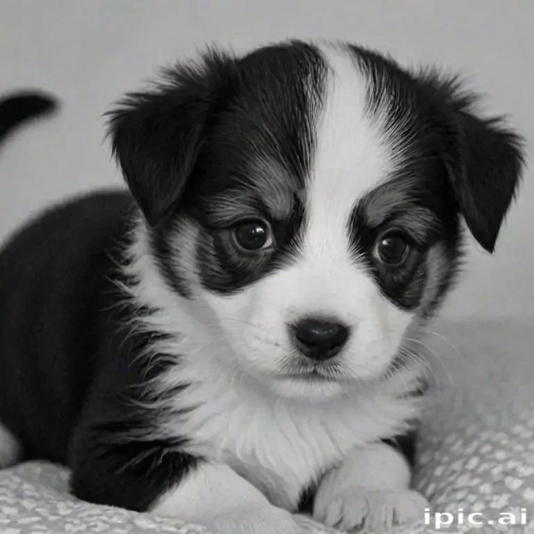 cute black and white