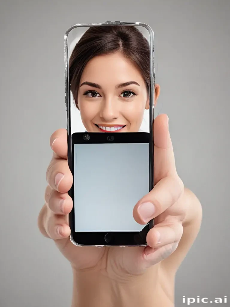 hold phone png