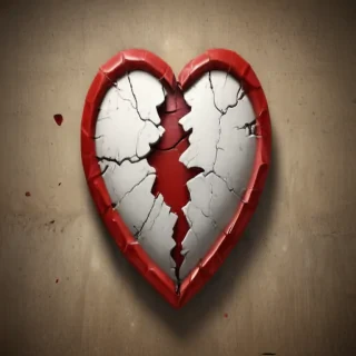 broken heart background