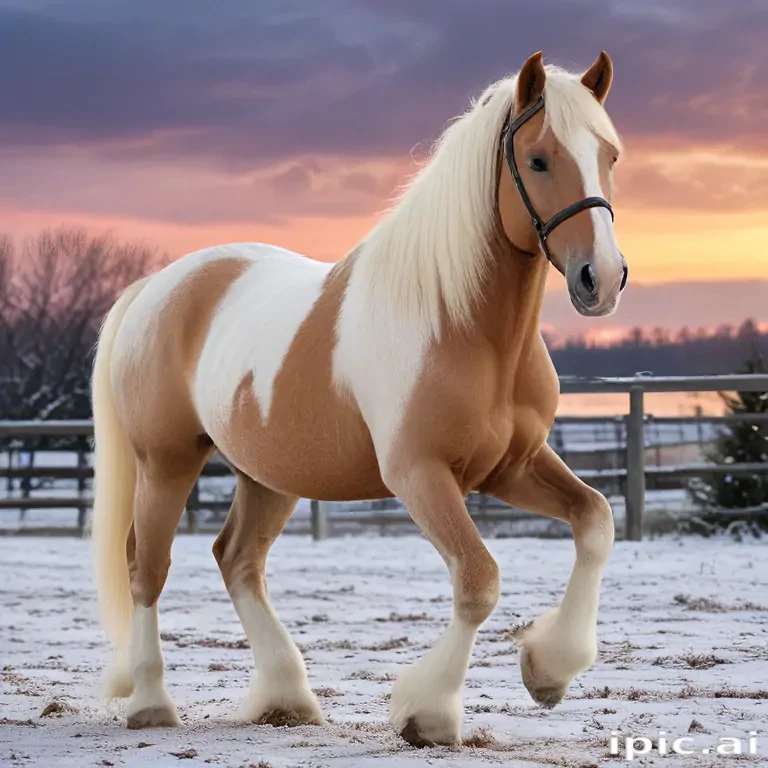 pictures of christmas horses