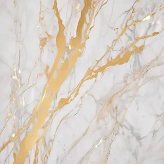 white and gold marble background