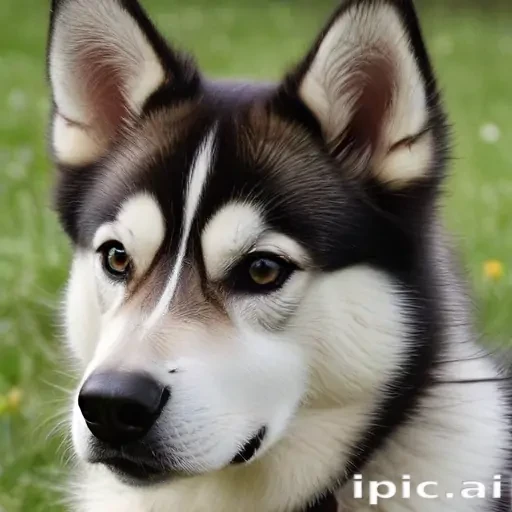 alaskan husky shepherd