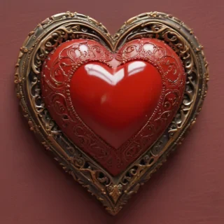 red heart