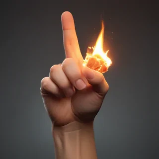 pointing finger png