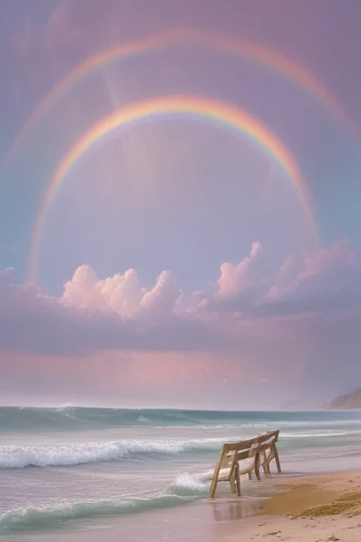 pastel rainbow bg