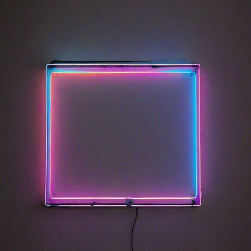 neon frame