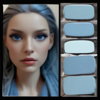 grey blue aesthetic