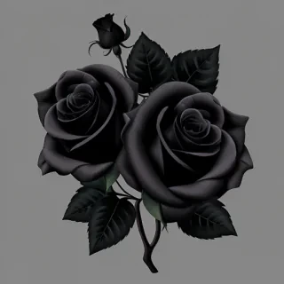black roses png