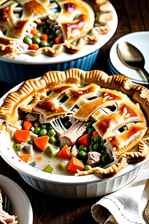 what goes good with chicken pot pie