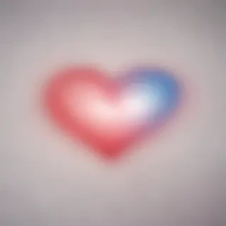 blurred heart