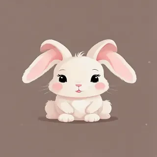 cute bunny background