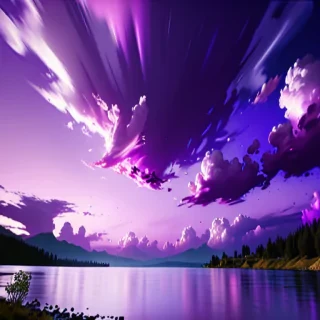 purple sky wallpaper