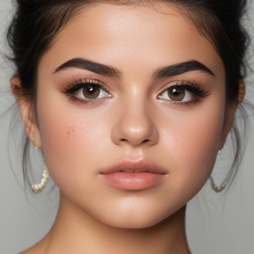 selena gomez laminated eyebrows