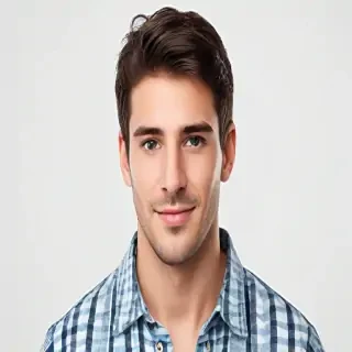 man transparent background