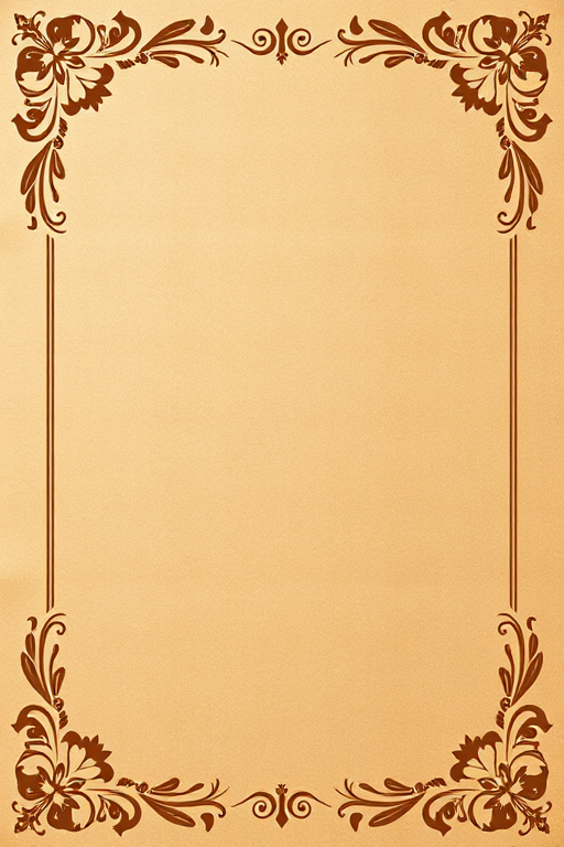 create a textured vintage paper background with ornate floral corners in warm brown tones, using a DSLR camera at f/8 aperture, 50mm lens, natural light for a soft effect, capturing a flat lay perspective for enhanced detail.