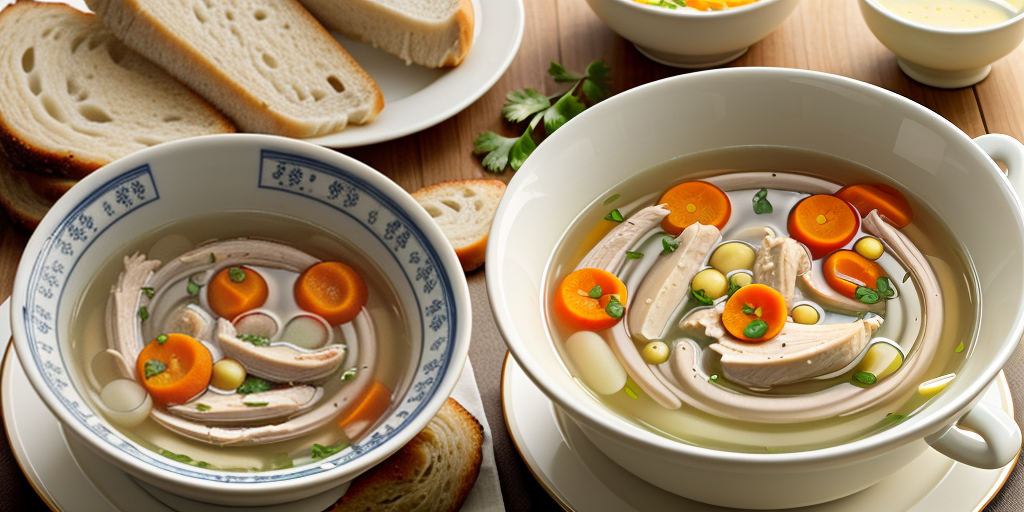 what to serve with chicken soup