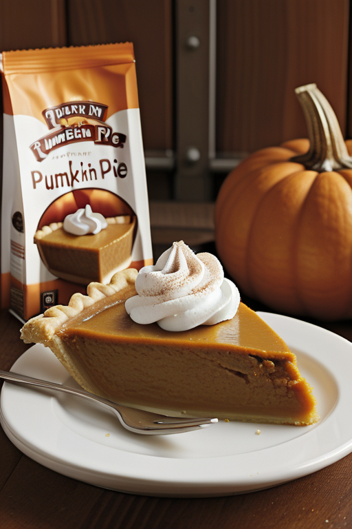 pumpkin pie in a bag