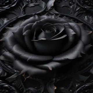 aesthetic black rose wallpaper