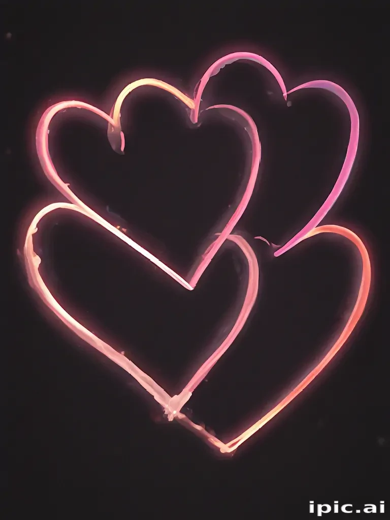 glow heart png