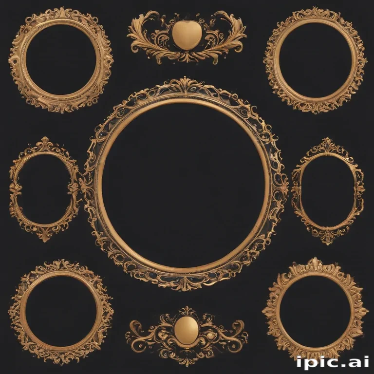 circle frame clipart