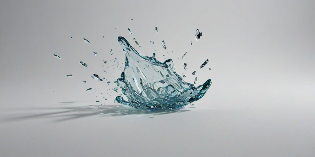 glass shattering png